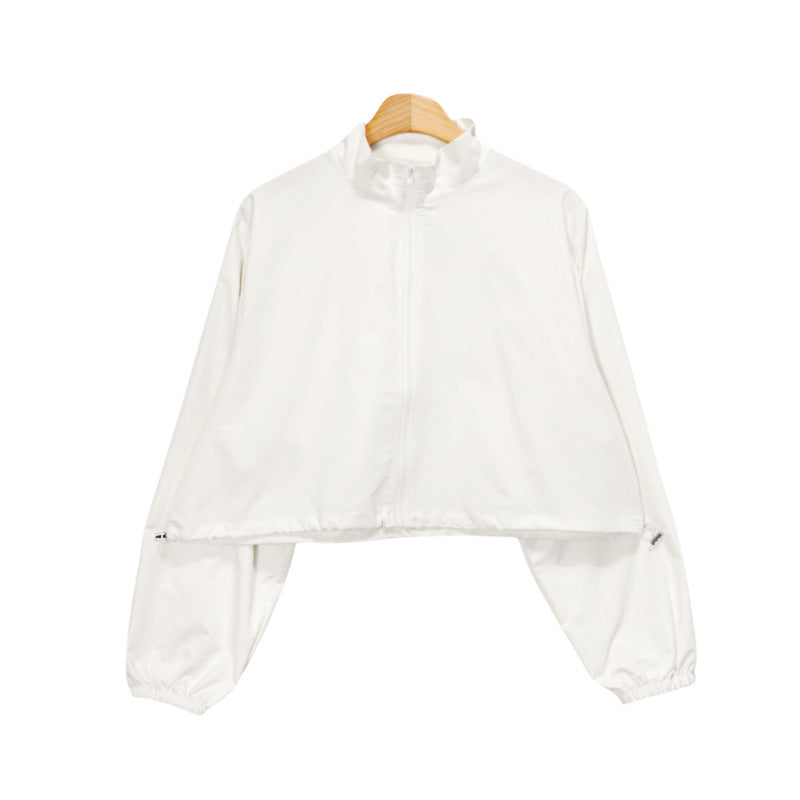 Damen leichte cropped Übergangsjacke Drune
