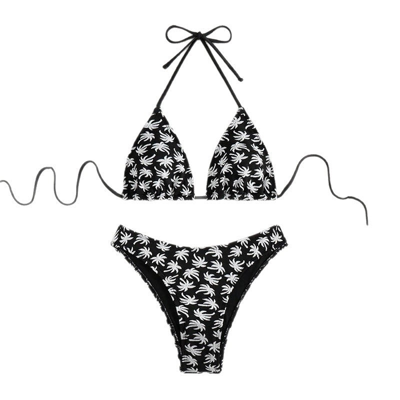 Damen Triangel-Bikini mit floralem Print Drune