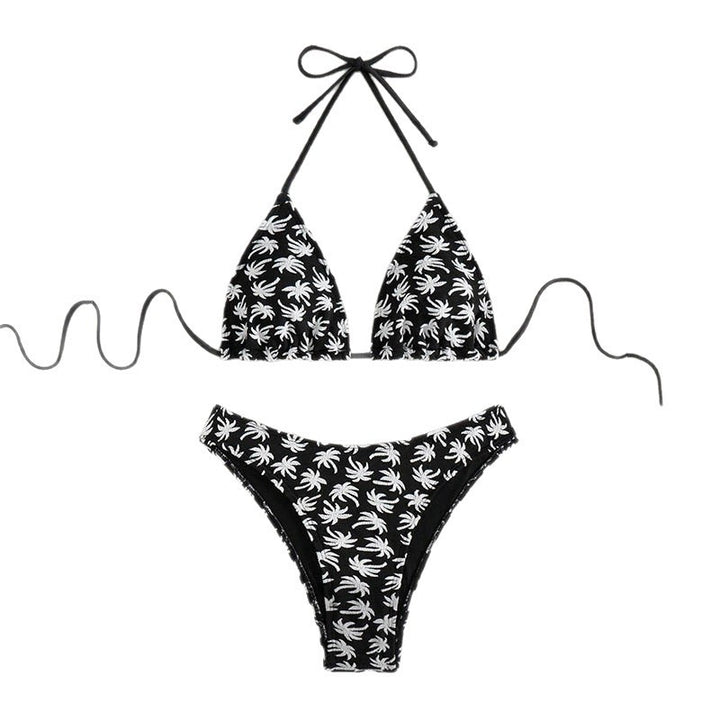 Damen Triangel-Bikini mit floralem Print Drune