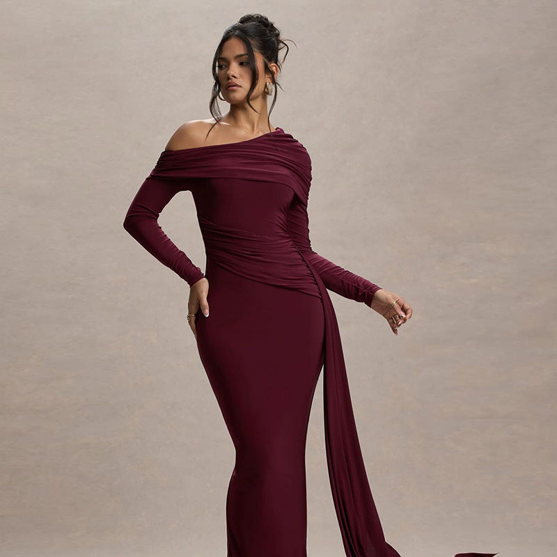 Damen Figurbetontes Abendkleid Drune