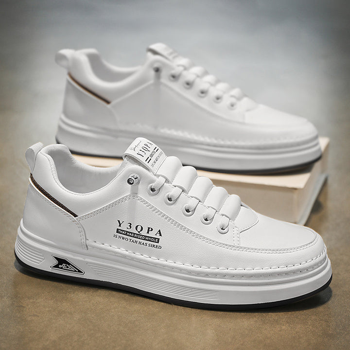 Herren Low-Top City-Sneaker aus Kunstleder mit dicker Komfortsohle und dezenter Logoprägung Drune