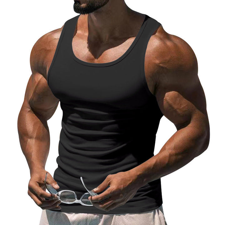 Herren Atmungsaktives Sport-Tanktop mit körperbetontem Schnitt Drune