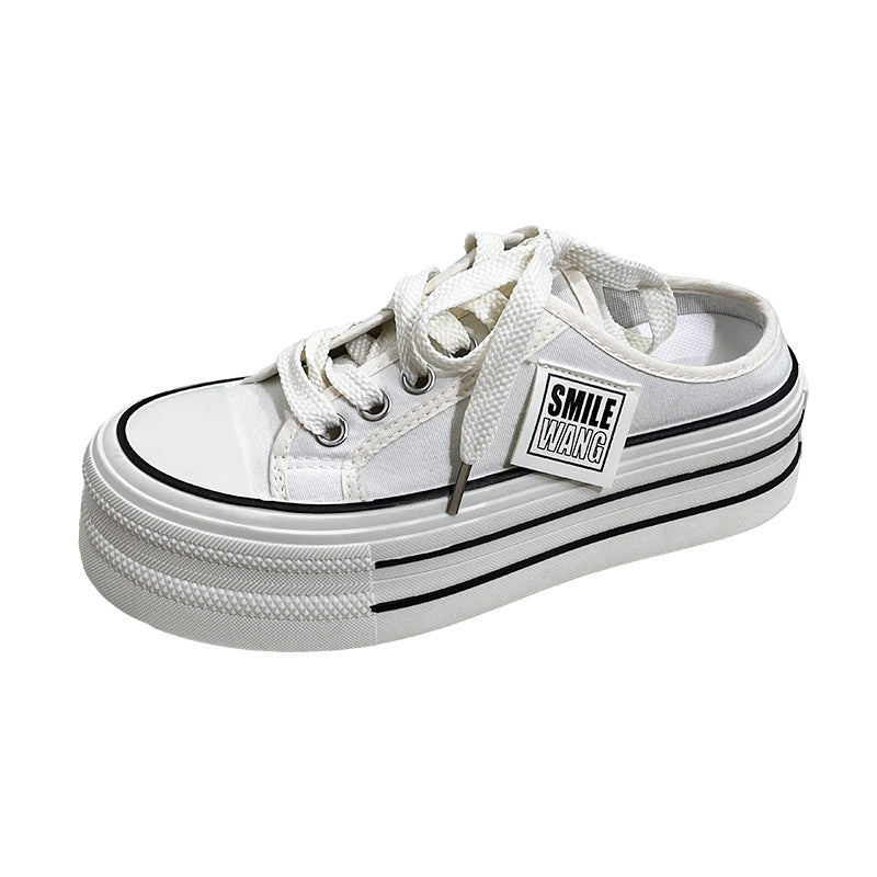 Damen Freizeitsneaker mit modischem Plateau-Design und atmungsaktivem Obermaterial Drune