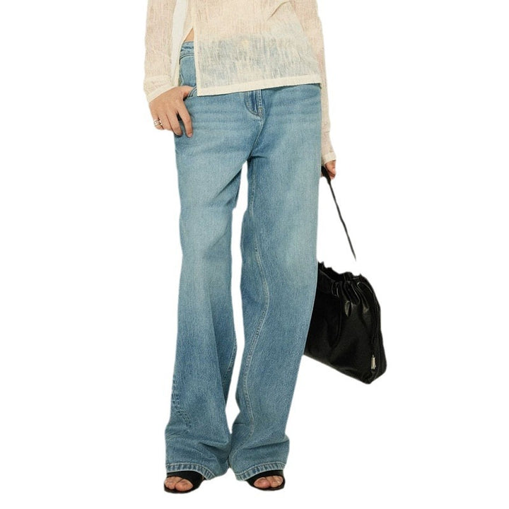 Damen High-Waist Bootcut-Jeans aus hochwertigem Denim Drune