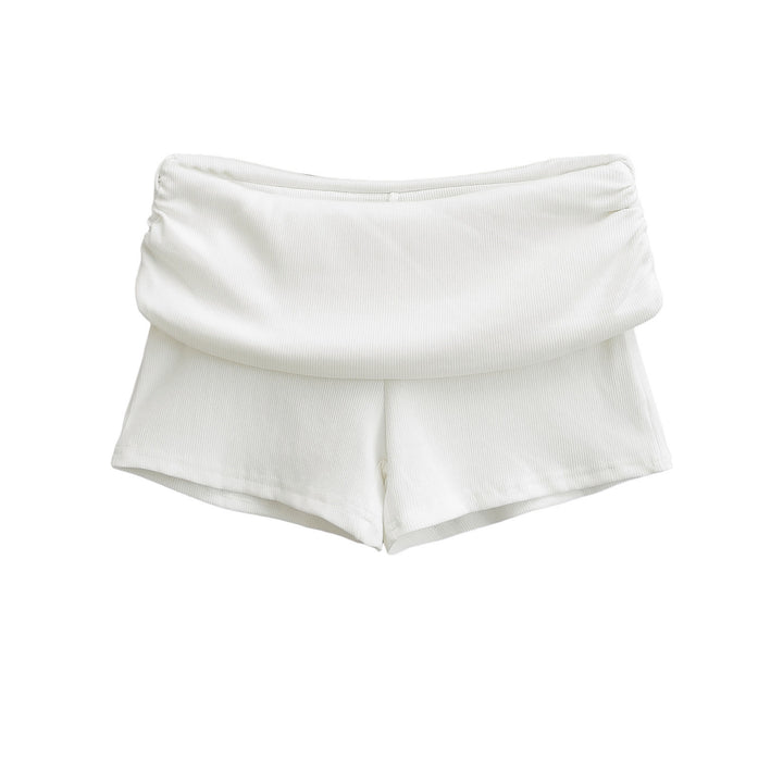 Damen Sportliche Jersey-Shorts mit breitem Bündchen Drune