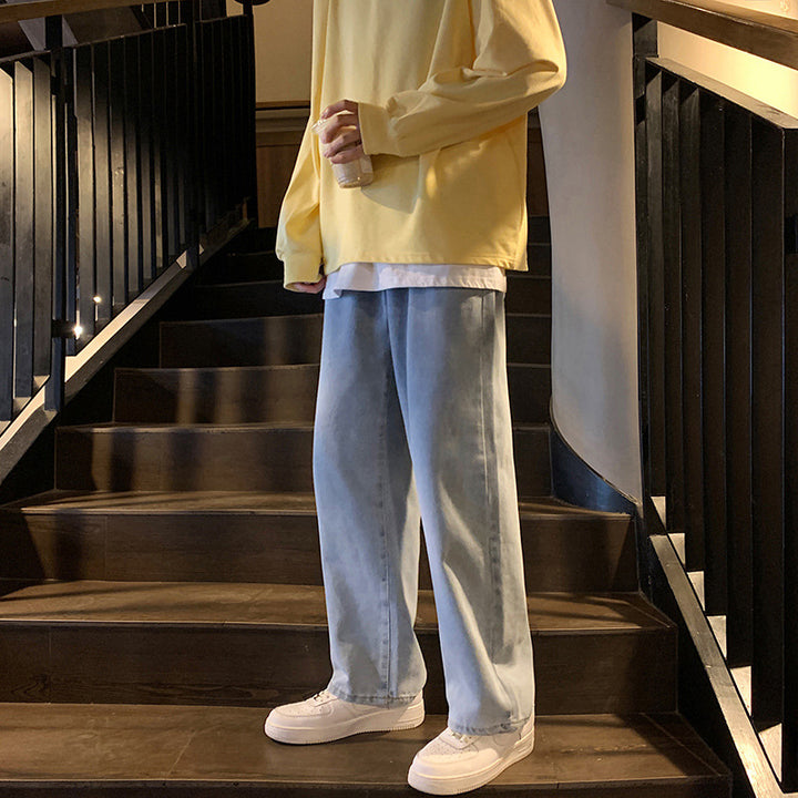 Herren Lässige Baggy-Jeans Drune