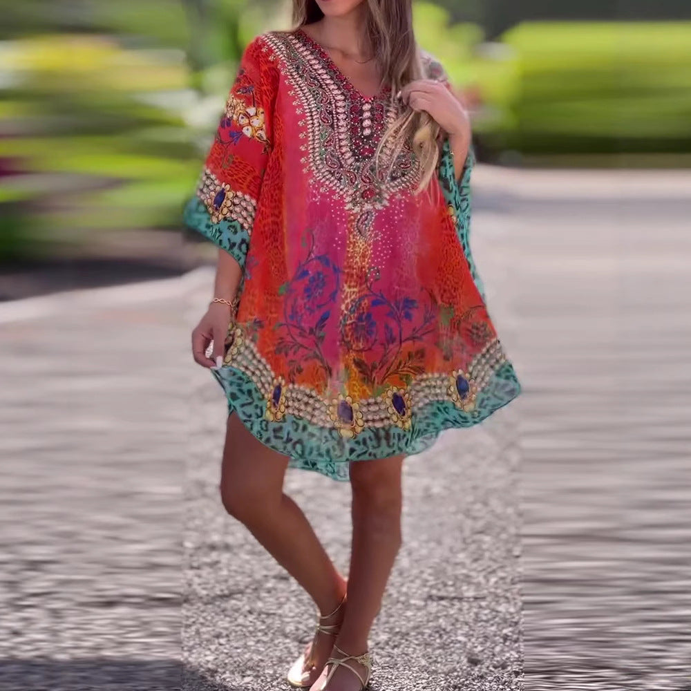 Damen Ätherisches Bohemian Strandtuch Drune