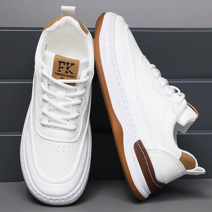 Herren Sportliche Leder Sneaker Drune