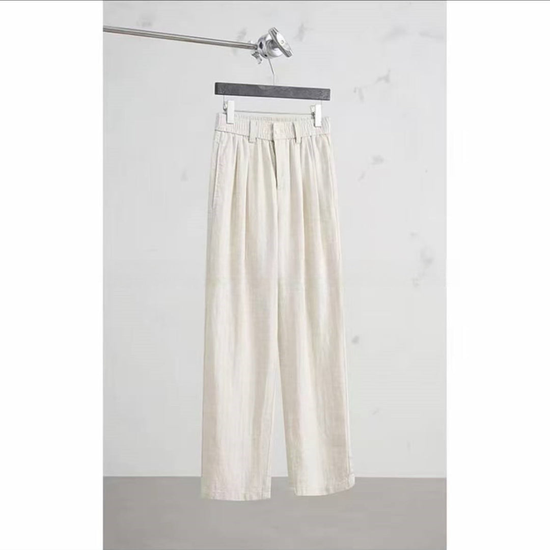 Damen Weitgeschnittene Leinenhose Drune