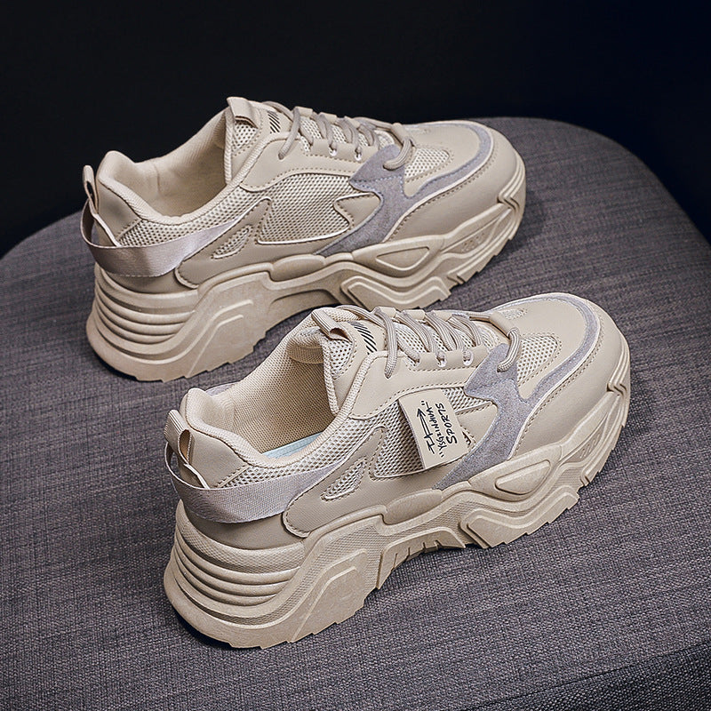 Damen Sneakers im modernen Chunky-Stil mit atmungsaktivem Obermaterial und gepolsterter Sohle Drune