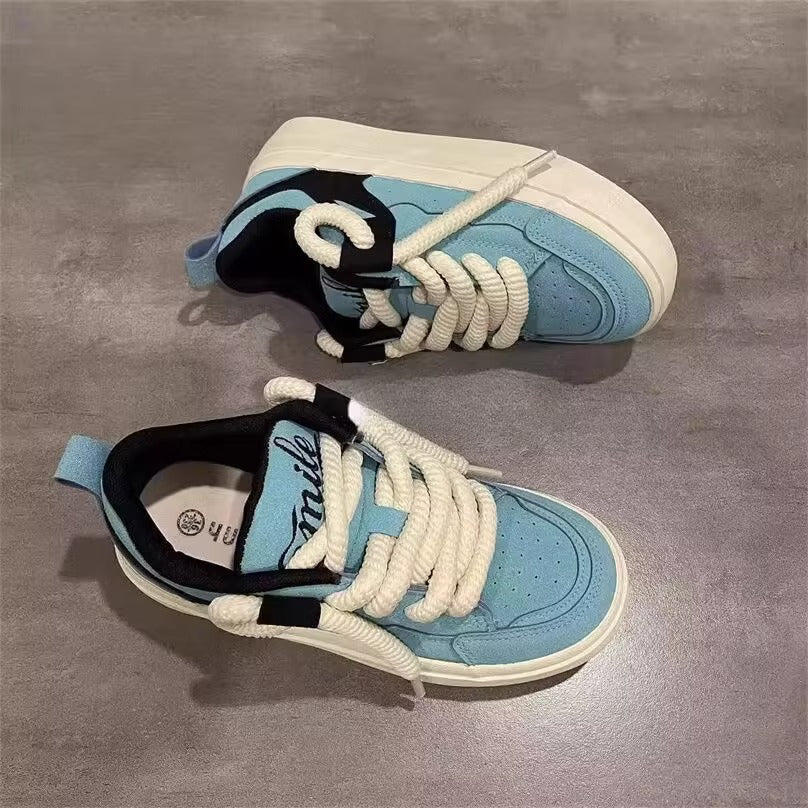Damen Sneakers mit innovativem Schnürdesign und bequemer Dämpfung Drune