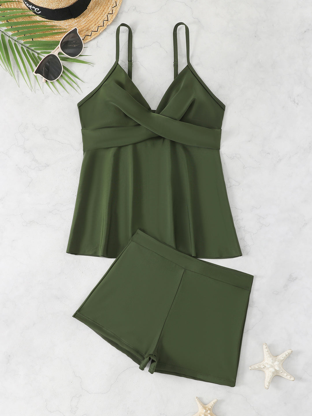 Damen Badeanzug mit Rock und Shorts Drune