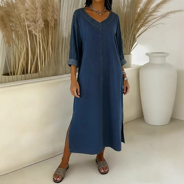 Damen Lässiges und stilvolles Maxikleid Drune