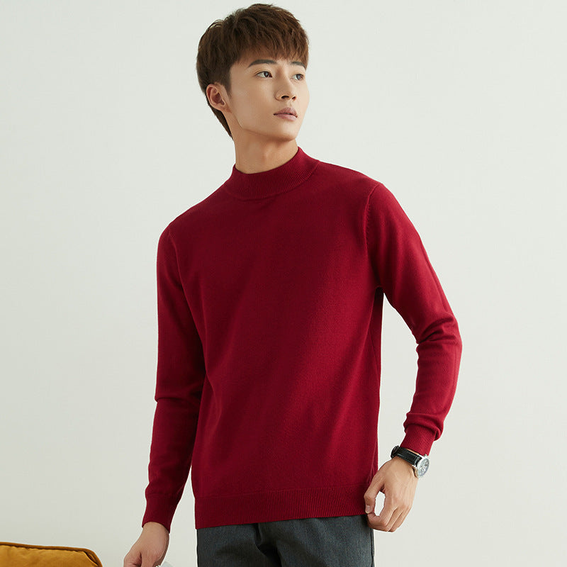Herren Halbhoher Rollkragenpullover aus Feinstrick mit schmaler Passform Drune
