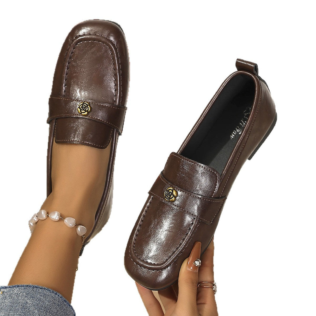 Damen Mokassins mit elegantem Goldakzent und weichem Fußbett Drune