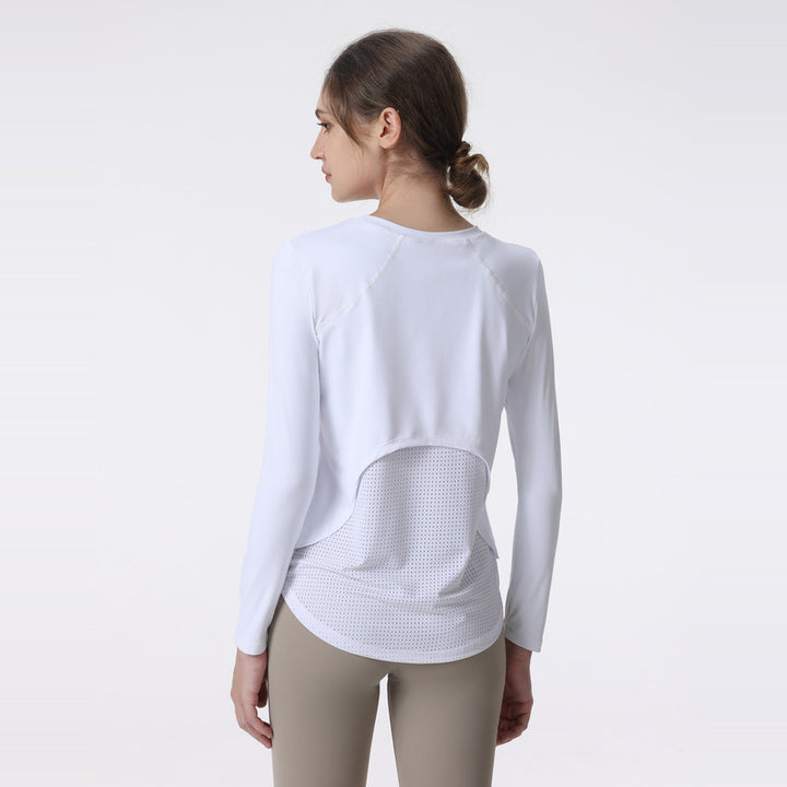 Damen Atmungsaktives Langarm-Sportshirt mit UV-Schutz und feuchtigkeitsableitender Technologie Drune