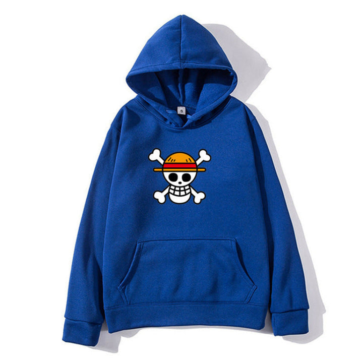 Damen Kapuzenpullover mit kreativem Piratenmotiv und bequemer Passform Drune