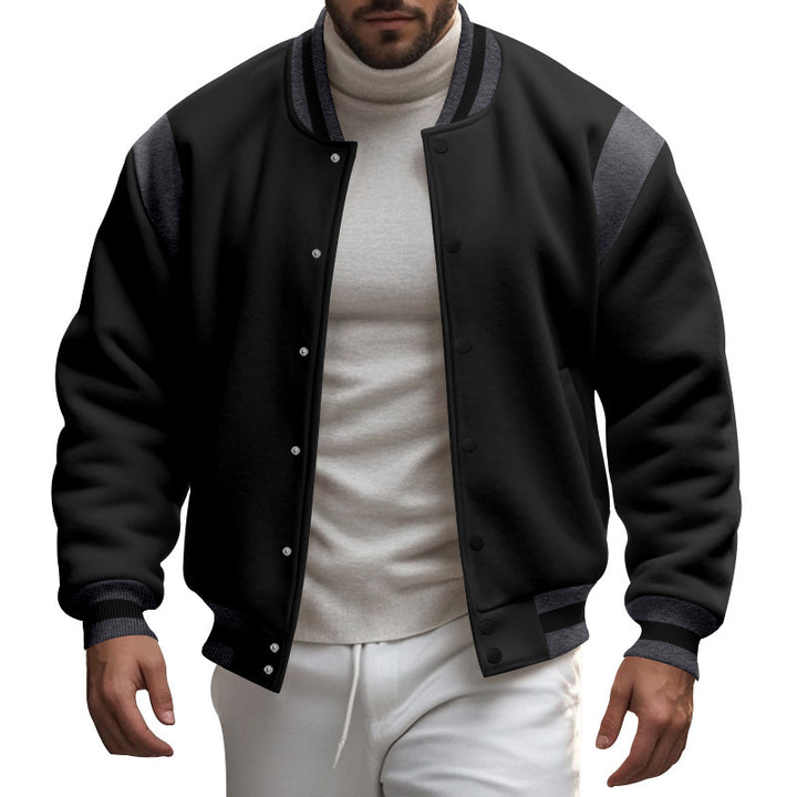 Herren sportliche Collegejacke Drune