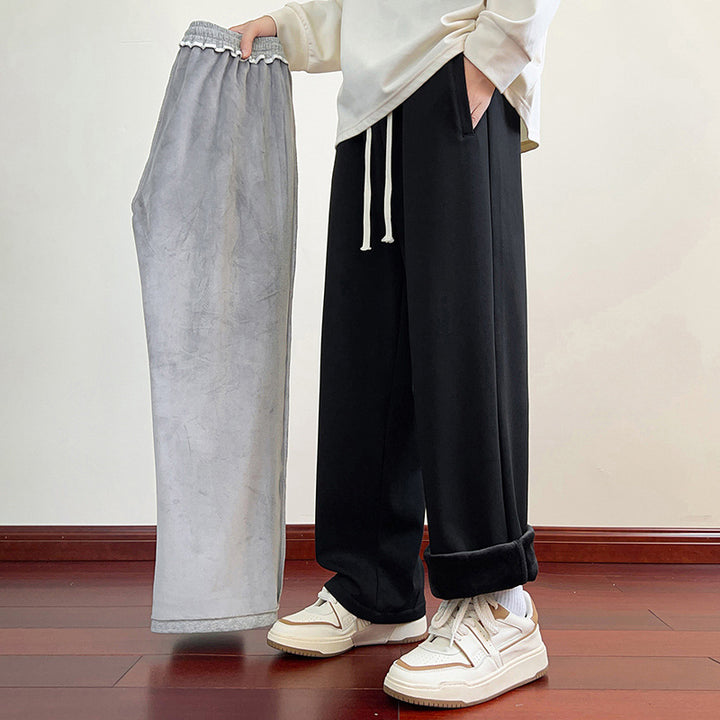 Damen Lässige und bequeme Fleece-Hose