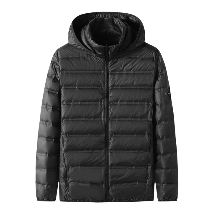 Herren Ultraleichte gesteppte Thermojacke mit Kapuze Drune