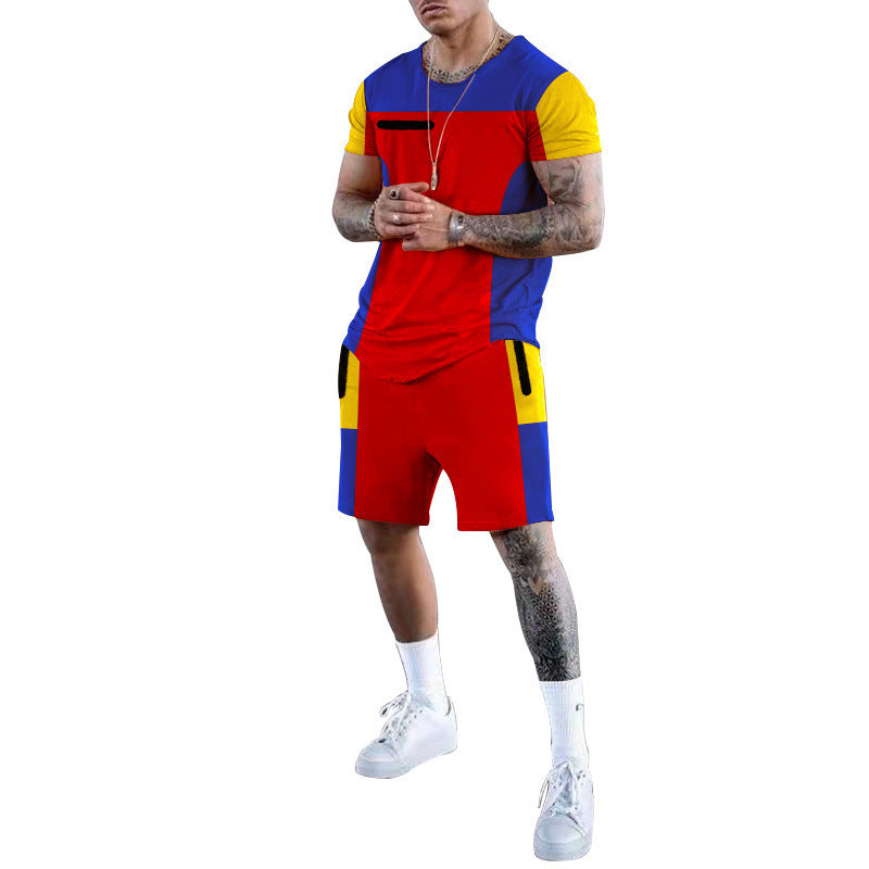Herren Sportliches Freizeit-Set mit atmungsaktivem Design und praktischen Taschen Drune
