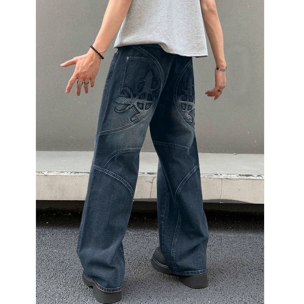 Damen Weit geschnittene Jeans Drune