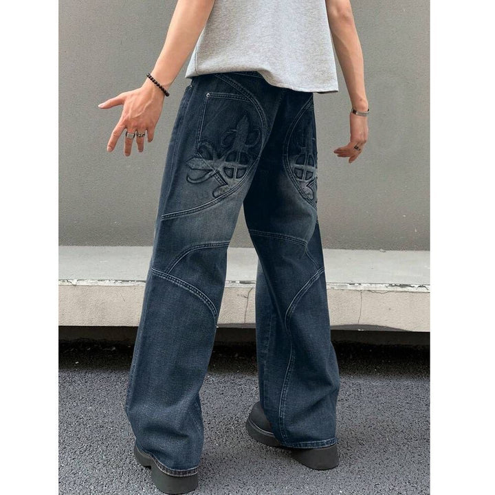 Damen Weit geschnittene Jeans Drune
