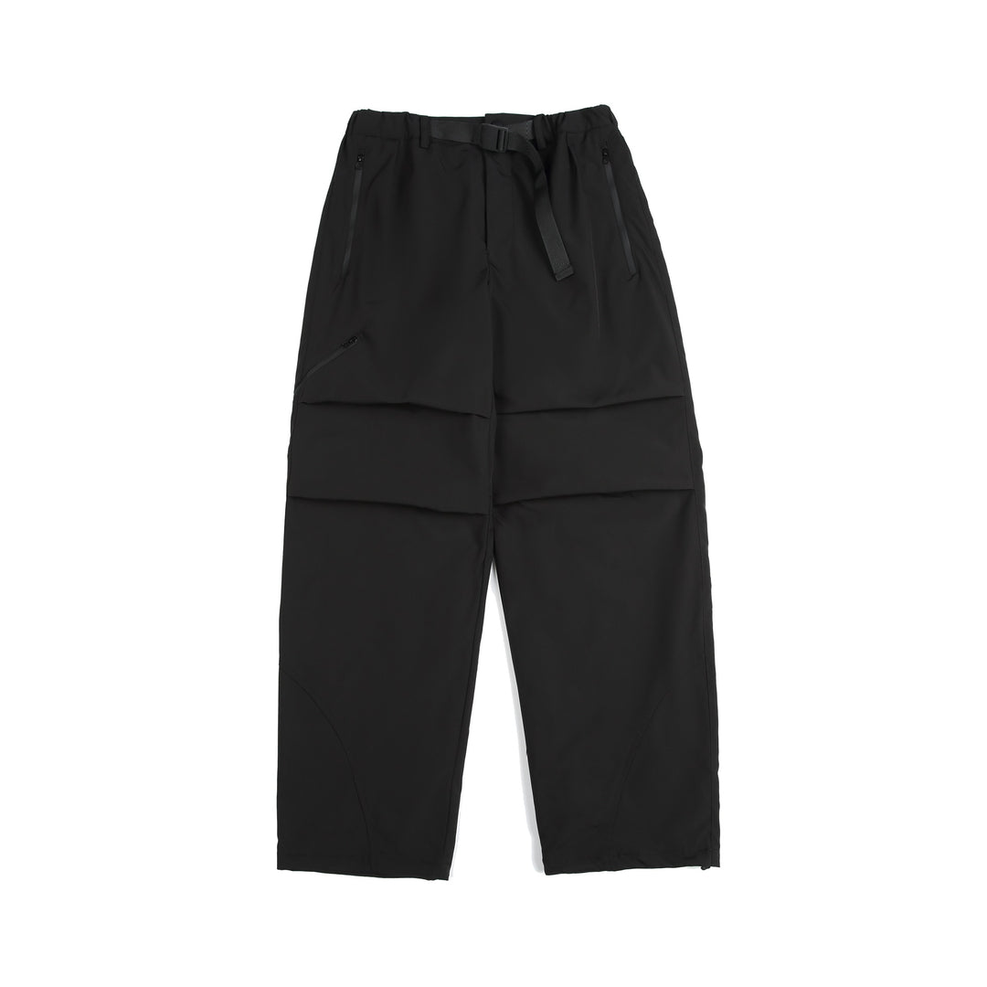 Unisex Technische Cargo-Caprihose mit elastischem Bund, integriertem Gurt und wasserdichten Reißverschlüssen Drune