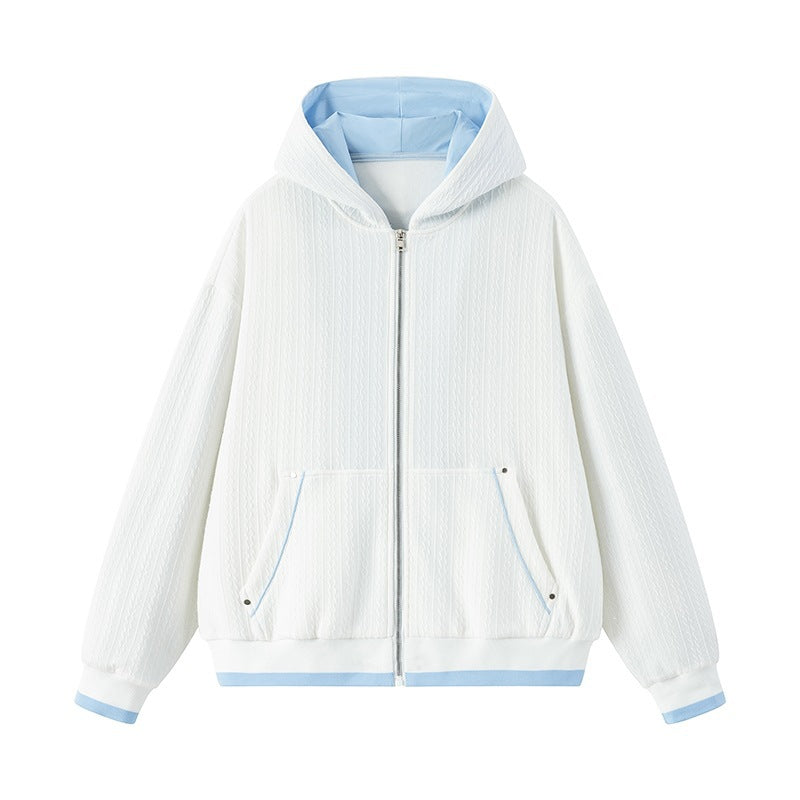 Damen Bequeme und modische Kapuzenjacke Drune