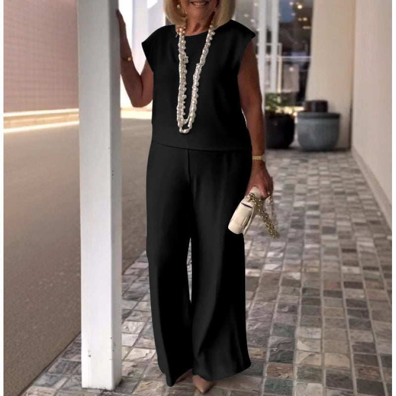 Damen Elegantes und bequemen Zweiteiliges Outfit mit weitem Schnitt Drune