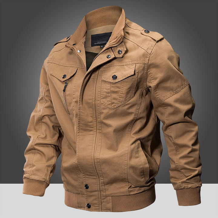 Herren Militärjacke mit praktischen Taschen Drune
