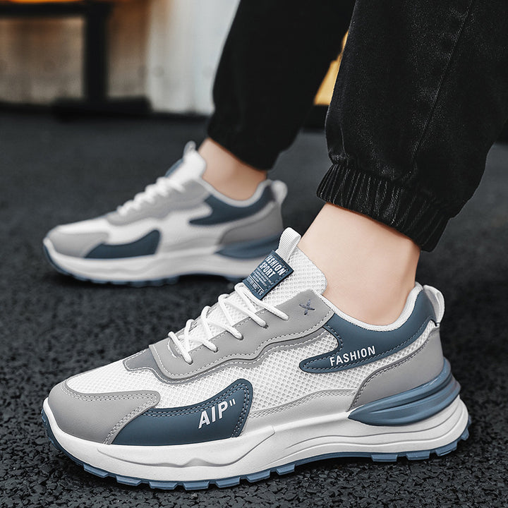 Herren Athletisch-inspirierte Plateau-Sneaker mit atmungsaktivem Mesh und griffiger Trailsohle Drune