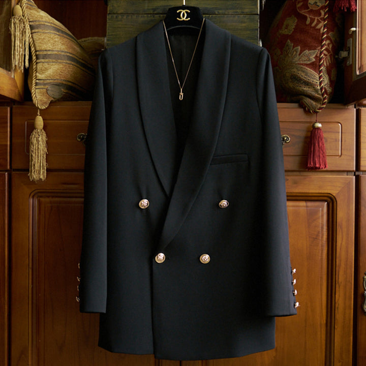 Damen Eleganter Doppeltbreasted Blazer Drune 1789268861