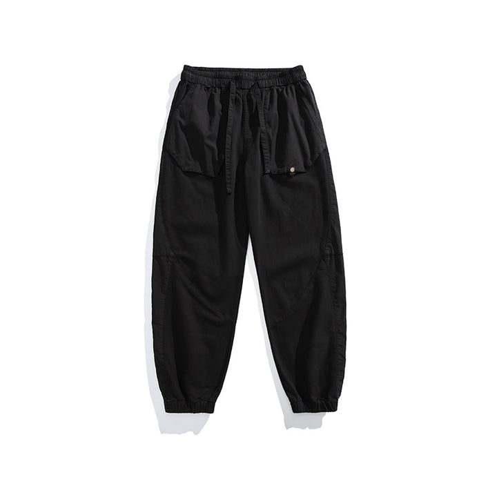 Herren Utility-Joggerhose mit übergroßen Klappentaschen, Tunnelzugbund und elastischen Bündchen Drune