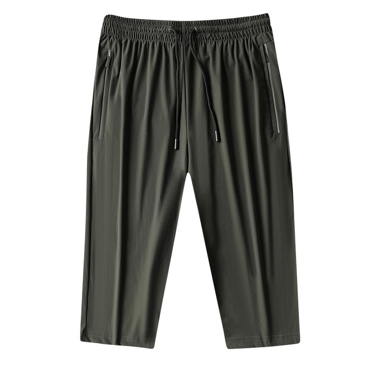 Herren Sportliche Jogginghose mit verstellbarem Bund Drune