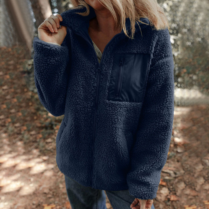 Damen Jacke mit hochabschließendem Kragen und praktischer Brusttasche Drune