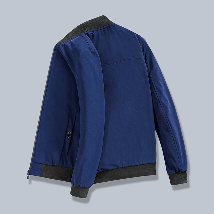 Herren sportliche Übergangsjacke mit elastischen Bündchen und innovativen Taschen Drune