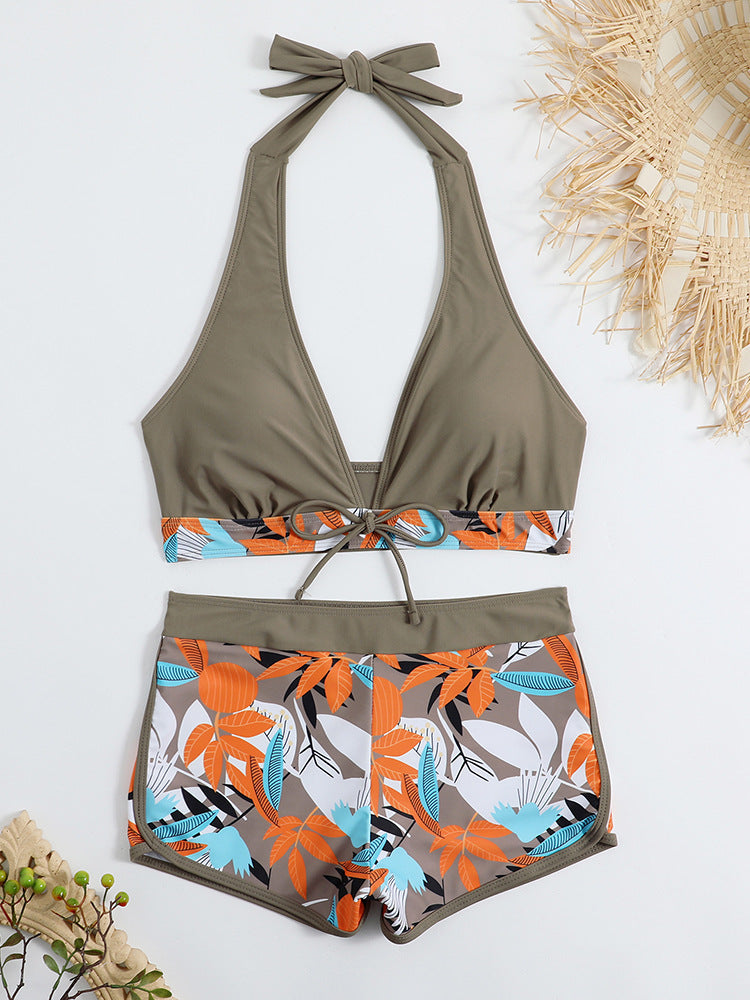 Damen Sportliches Bikini-Set mit verdecktem Bauch Drune