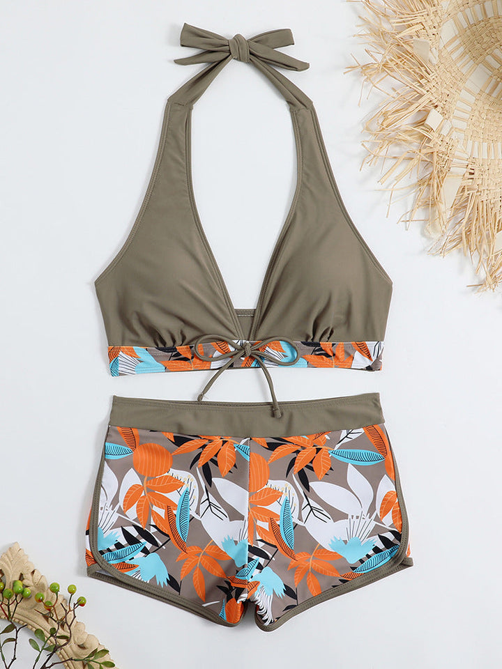 Damen Sportliches Bikini-Set mit verdecktem Bauch Drune