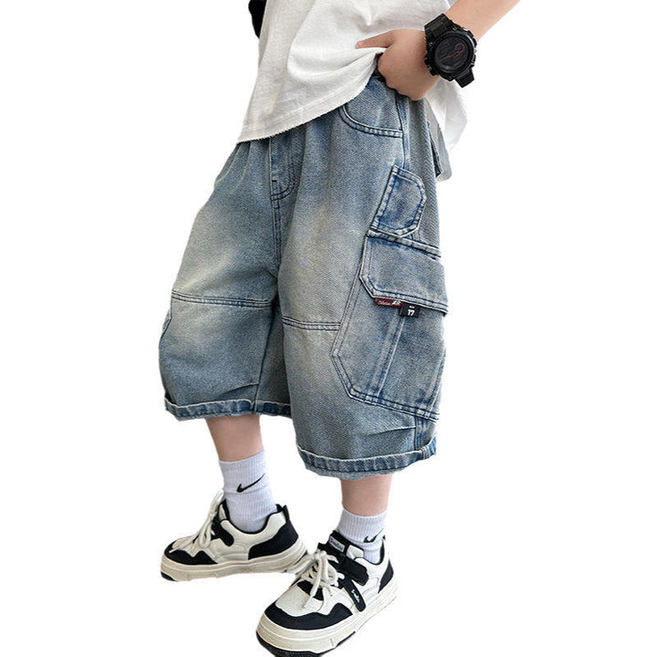 Unisex modische Cargo-Shorts mit Taschen Drune