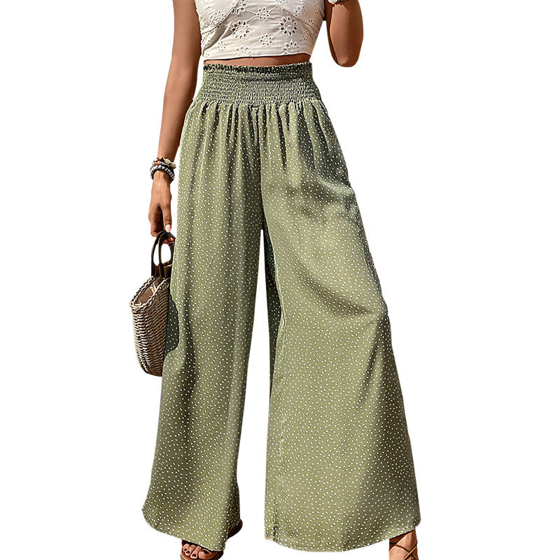 Damen Weite Sommerhose mit Gummizug Drune