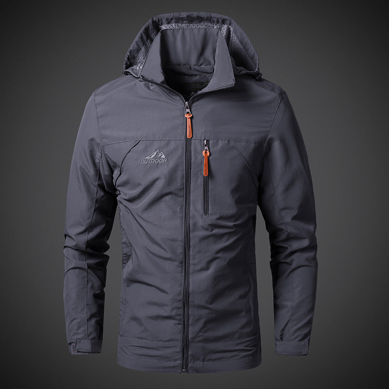 Herren leichte temperaturregulierende Jacke Drune