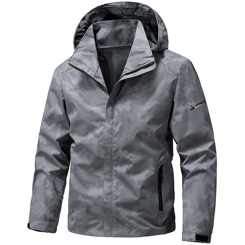 Herren Funktionale Regenjacke Drune
