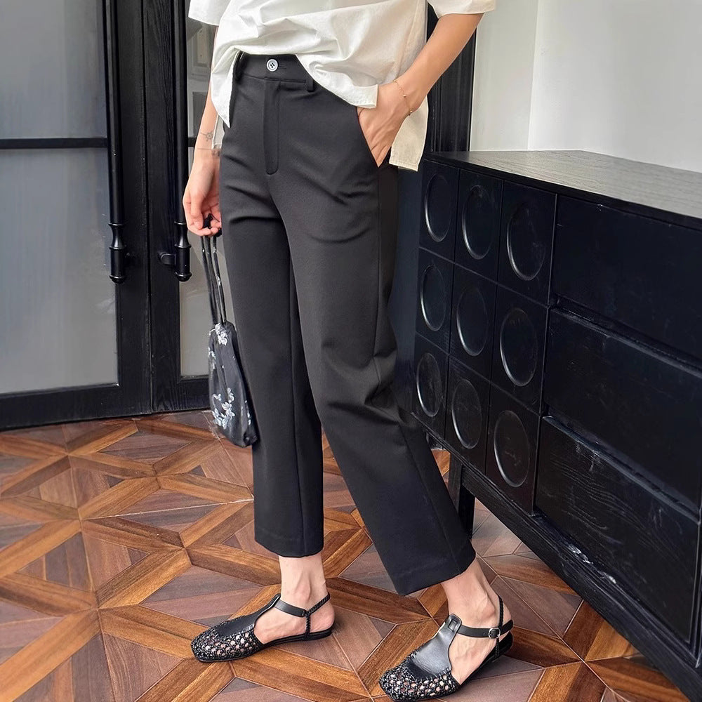 Damen elegante Culotte mit modischem Schlitz Drune