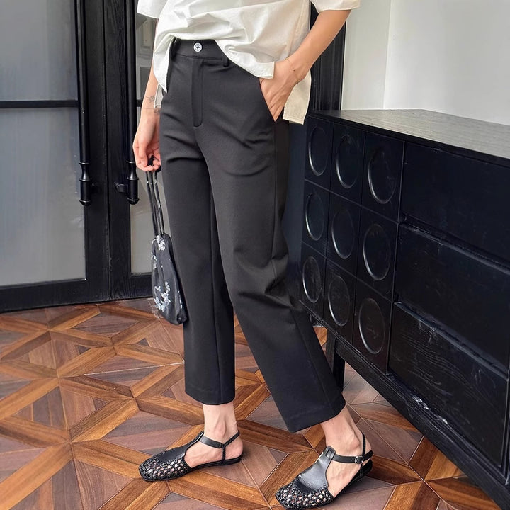 Damen elegante Culotte mit modischem Schlitz Drune