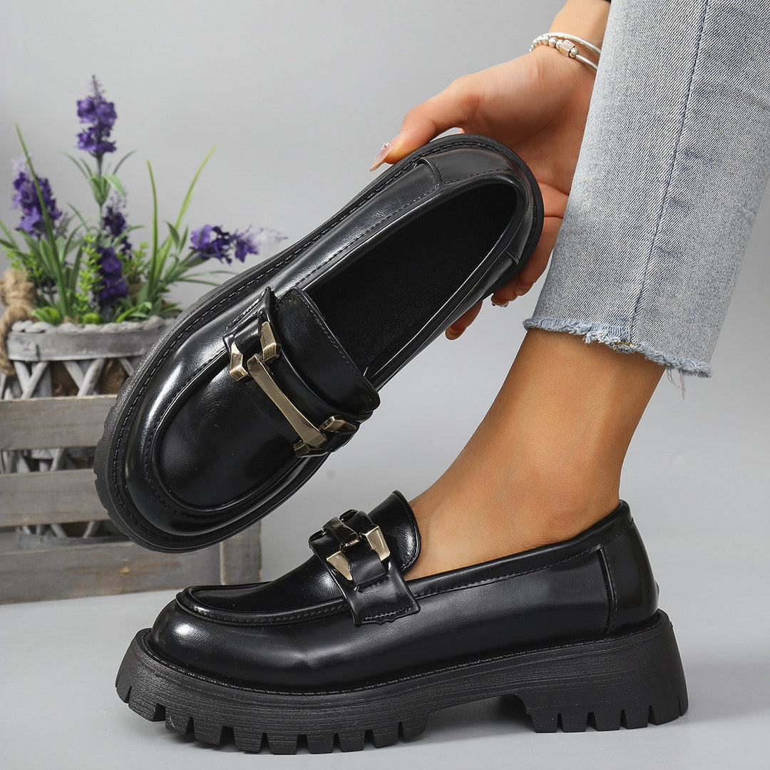 Damen Chunky Loafers mit robustem Profil und eleganten Metallakzenten Drune