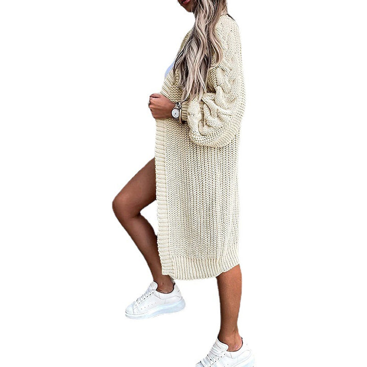 Damen Strickcardigan mit weiten Ärmel Drune