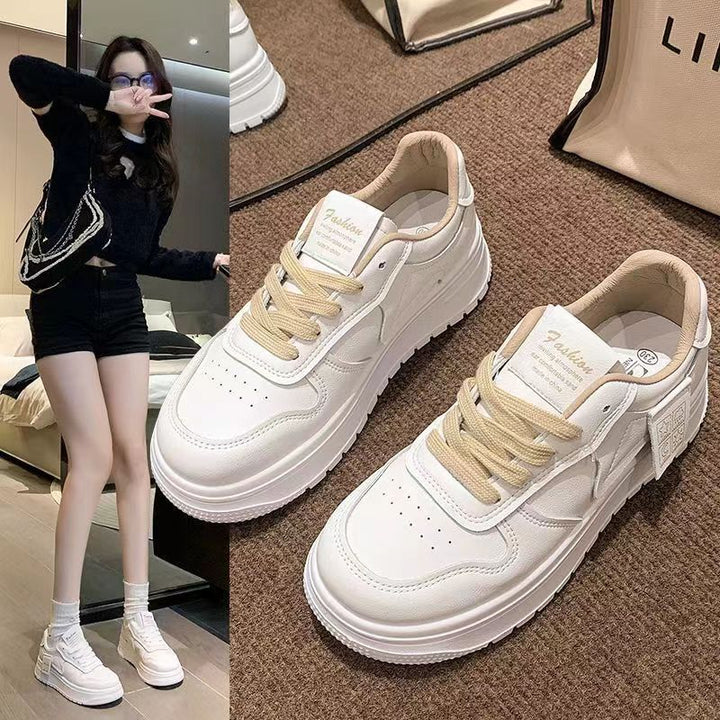 Damen Sportliche Sneakers mit voluminöser Sohle und atmungsaktivem Obermaterial Drune