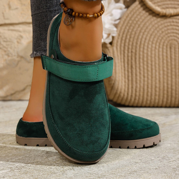 Damen Komfortable Clogs mit verstellbarem Riemen Drune