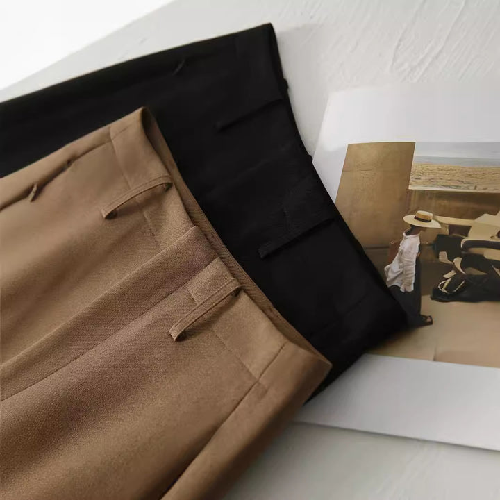 Damen Hochtaillierter, eleganter A-Linien Rock Drune